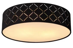 GLOBO LED Retrofit Deckenlampe VARIOS 38 cm schwarz