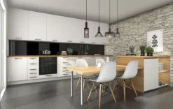 GLOBO Retrofit Balkenpendel JEDD 4-flg schwarz