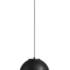 GLOBO Retrofit Pendelleuchte HERMI I 40 cm schwarz