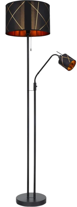 GLOBO Retrofit Stehlampe BEMMO 175 cm