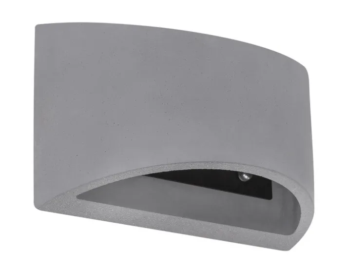 GLOBO Retrofit Wandleuchte TIMO 20 cm grau