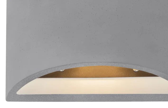 GLOBO Retrofit Wandleuchte TIMO 20 cm grau