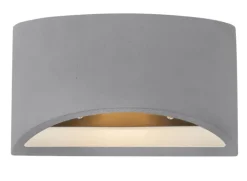 GLOBO Retrofit Wandleuchte TIMO 20 cm grau