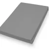 HAHN Jersey-Boxspring-Spannbettlaken 180-200 x 200-220 cm grau/schwarz