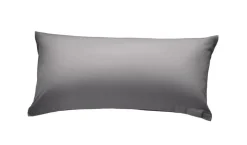 HAHN Satin-Kissenhülle LUXUS 40 x 80 cm graphitgrau