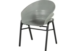 Hartman Gartenstuhl TUBB 2er Set schwarz /grau