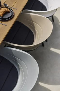 Hartman Gartenstuhl TUBB 2er Set schwarz /grau