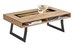 hartmann Couchtisch RUNA Kerneiche natur /Rinde