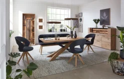 hartmann Vitrine RUNA 82 x 205 cm Kerneiche /Rinde