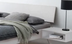 HASENA Bettgestell ANCONA 140 x 200 cm Buche massiv weiß lackiert