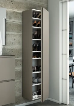 HAUKE HENDRIKS Garderobenschrank GARDASEE 40 x 165 cm taupe