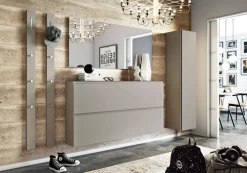 HAUKE HENDRIKS Garderobenschrank GARDASEE 40 x 165 cm taupe