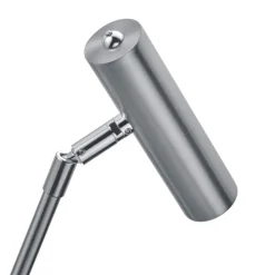 HELL LED Stehlampe TOM 2-flg nickelfarbig /chromfarbig