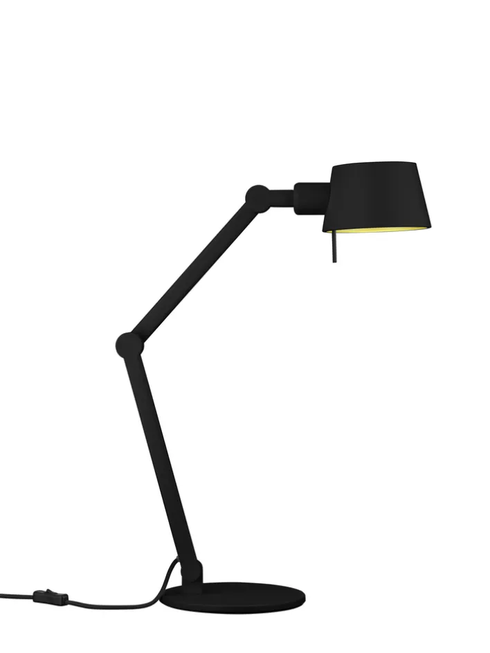 HELL Retrofit Tischlampe MEDO 39 cm schwarz