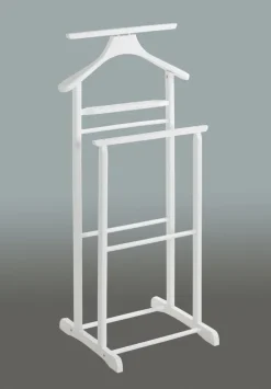 Herrendiener FUNNY 47 x 102 x 36 cm Massiv weiß