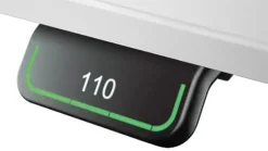 Höhenverstellbarer Schreibtisch 180 x 80 cm Asteiche/ Graphit