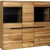Highboard MILO 163 x 147 cm Eiche teilmassiv