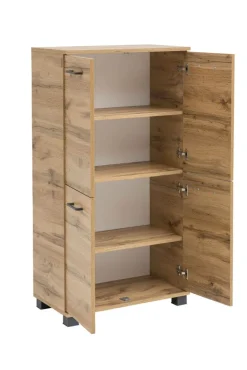 Highboard NORA 59,8 x 116,9 cm Eiche Landhaus