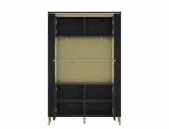 Highboard NORICA 110,4x169,2 cm schwarz matt