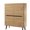 Highboard TORGE 134 cm Artisan Eiche-Dekor