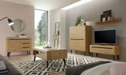 Highboard TORGE 134 cm Artisan Eiche-Dekor