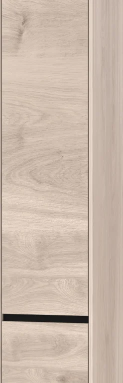 Hängeschrank EMMA 36 x 135 cm Castello-Eiche-Dekor beige/schwarz
