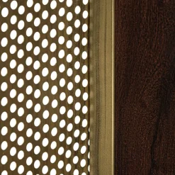 Hängeschrank GOLDEN BATH 52 x 66 cm Braun/ Goldfarbig