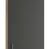 Hängeschrank GRADO 37 x 75 cm Eiche/ Grau