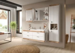 Hängeschrank LAREDO 45 x 76 cm Weiß/ Eiche