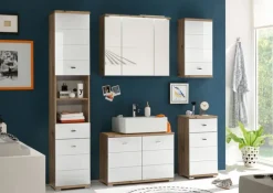 Hängeschrank POOL Artisan Eiche/ weiß