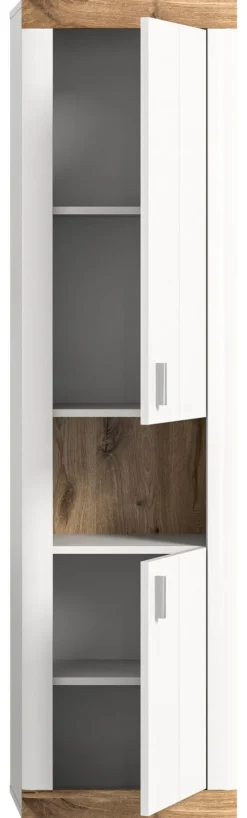 Hochschrank LAREDO 45 x 172 cm Weiß/ Eiche