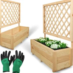 holz4home Pflanzkasten SPALIER 98 x 34 cm Kiefernholz