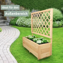 holz4home Pflanzkasten SPALIER 98 x 34 cm Kiefernholz