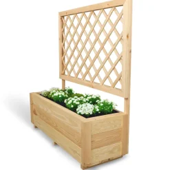 holz4home Pflanzkasten SPALIER 98 x 34 cm Kiefernholz