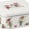 ihr Keksdose ELVES AT WORK Metall 65 x 15 x 15 cm Creme