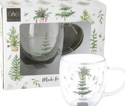 ihr Teeglas FESTIVE HOLIDAYS Glas 85 x 85 x 9 cm Grün