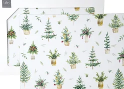 ihr Tisch- und Platzset FESTIVE HOLIDAYS Kunststoff 40 x 29 x 5 cm Grün