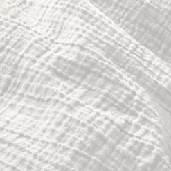 INSPIRATION HOME Musselin-Bettwäsche 135 x 200 cm weiß