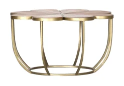 INTERhome Beistelltisch BLOOM Akazie Massiv natur