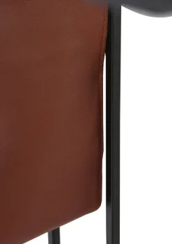 INTERhome Beistelltisch CHUCK Marmor 50 x 28 x 56 cm pulverbeschichtet Marmor-Dekor Weiß