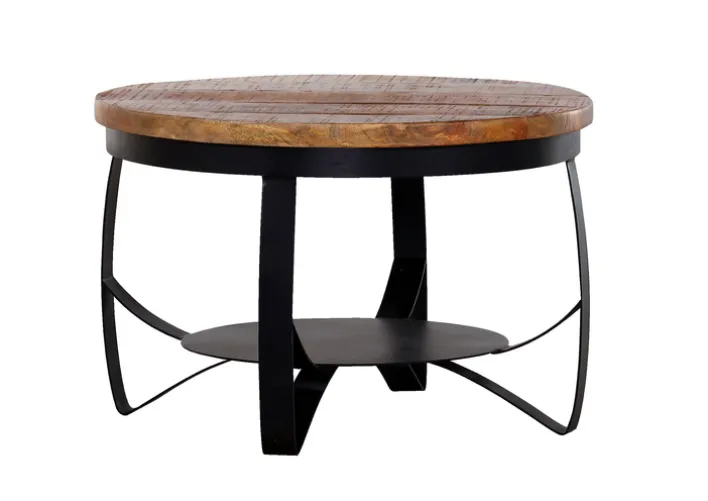 INTERhome Couchtisch SIESTA 60 x 60 cm Mango massiv