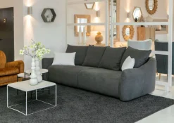 INTERhome Couchtisch TERRAZZO 60 x 60 cm weiß/ grau