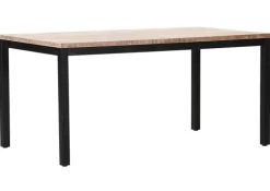 INTERhome Esstisch ALTEA 160 x 90 cm Mango massiv natur sägerau lackiert