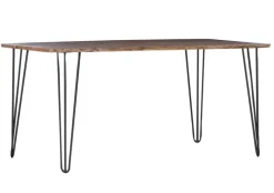 INTERhome Esstisch GRAHAM 140 x 90 cm Akazie massiv/schwarz