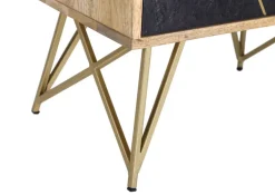 INTERhome Lowboard LEVI 105 x 80 cm braun/ schwarz