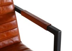 INTERhome Schwingstuhl BARCELONA cognac/ schwarz