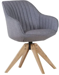 INTERhome Sessel CHILL Stoffbezug Grau 60 x 65 x 83 cm