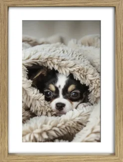 INTERTRADING Bilderrahmen NORDIC 13 x 18 cm Holz Braun/Eiche