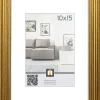 INTERTRADING Bilderrahmen SALERNO 10 x 15 cm goldfarbig