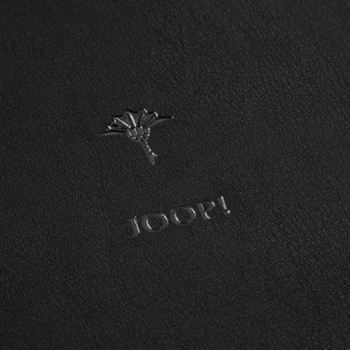 JOOP! Aufbewahrungskorb CORNFLOWER Kunstleder Textil 24,5 x 33 x 6 cm Anthrazit-Schwarz